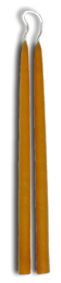 Medium sized 1/2in. hand dipped beeswax taper