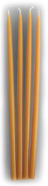 3/8in medium beeswax church candle