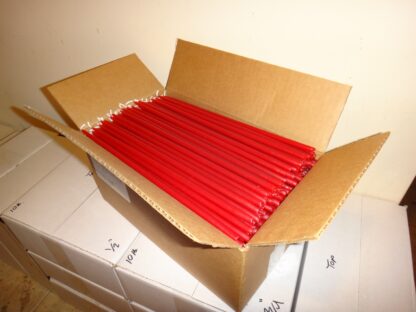 10lb 3/8" Red Beeswax Paschal Tapers - Image 3