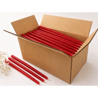 10lb Red Beeswax Paschal Tapers