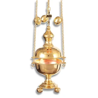 Gold Plated Censer with Bells