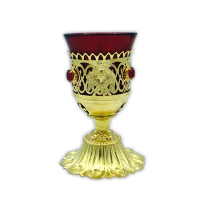 Table Lamp with Enamel and Seraphim reliefs
