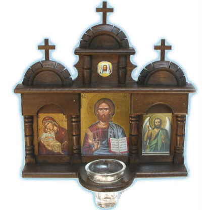 Kiot for Home -Triple Icon with Glass Oil Cup