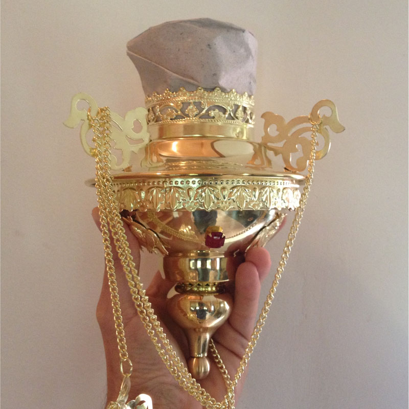 Vigil lamp / lampada 9 Holy Archangel Candles