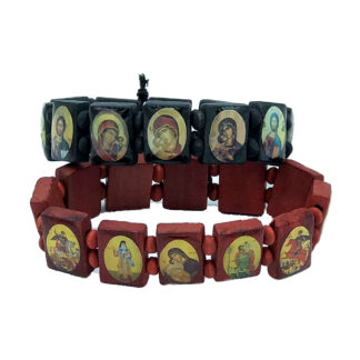 Wooden Icon Prayer Bracelet
