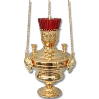 Hanging lamp with candle sockets