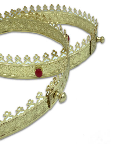 Wedding crowns - with jewels - Image 2