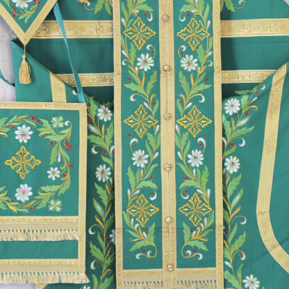 Embroidered Green Vestments - Image 4