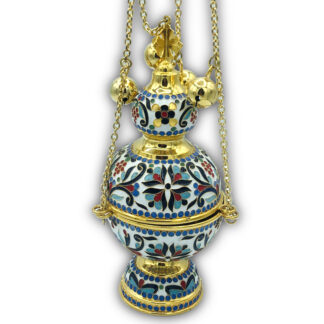 Full Enameled Censer - Gold plated