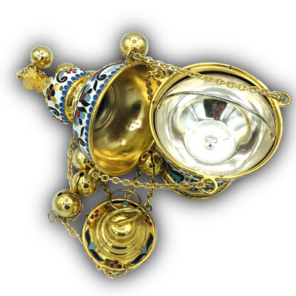 Full Enameled Censer - Gold plated - Image 3