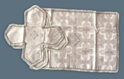 Brocade White Vestments - Image 2