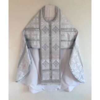 Brocade White Vestments