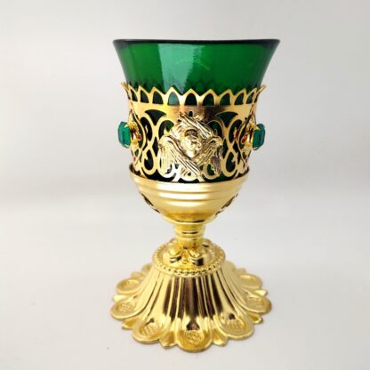 Table Lamp with Enamel and Seraphim reliefs - Image 3