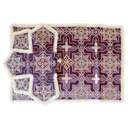 Purple Brocade Vestments - Image 3