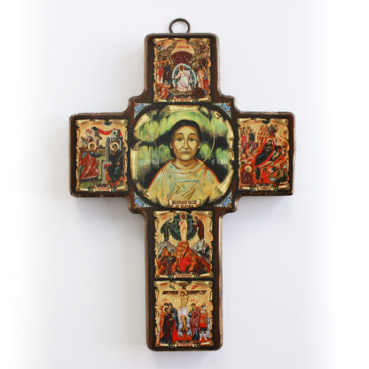 Wooden Cross with Alaskan Saints - Image 2