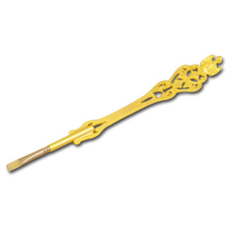 Anointing Brush Gold Plated