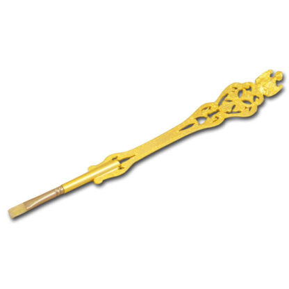 Anointing Brush Gold Plated