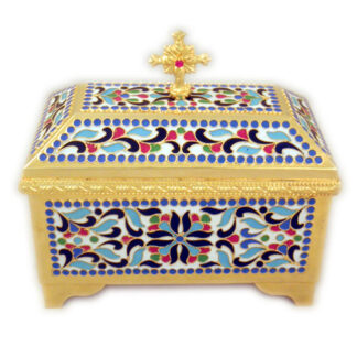 Reliquary, Gold Plated with Enamel - up to 4 relics