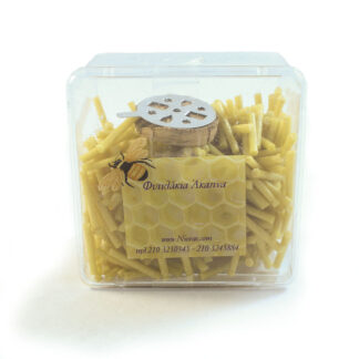 Wax wick pieces for cork floats - natural beeswax