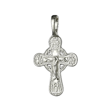 Silver cross with Celtic circle - Holy Archangel Candles