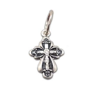 Infant Baptismal Cross, sterling silver #1