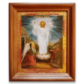 The Resurrection Icon #2 - Framed with Glass