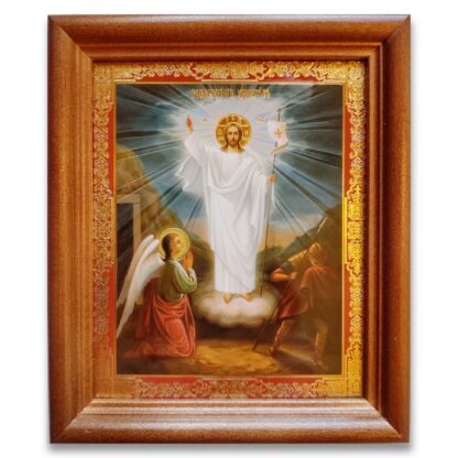 The Resurrection Icon #2 - Framed with Glass