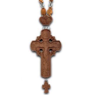 Pectoral Cross, Wood, Celtic Style