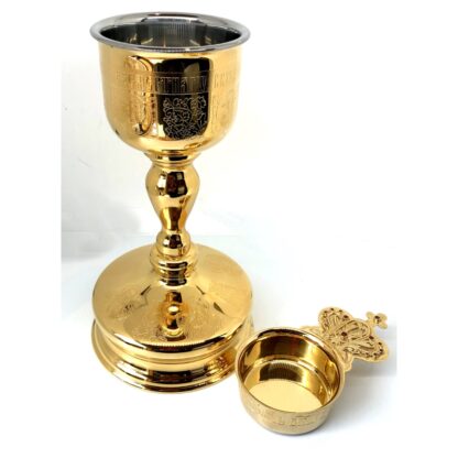 Chalice .25L (Small)- Gold Plated, Stainless Steel Cup - Image 2