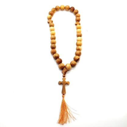 Wood 30 bead Prayer Rope - Large Beads,  5 colors - Image 3