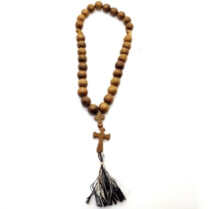 Wood 30 bead Prayer Rope - Large Beads,  5 colors - Image 7