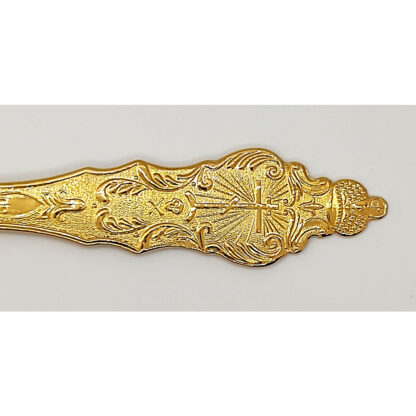 Communion spoon - Russian  - Double Gold Plate - Image 2