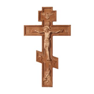 Carved wood cross (Birch)