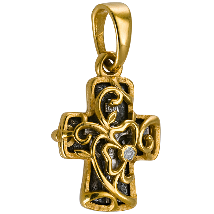 Garden of Eden Locket Cross