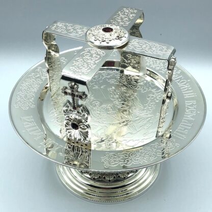 Complete Chalice Kit with Jewels .75L - Silver Plated, Sterling Silver Cup - Image 4