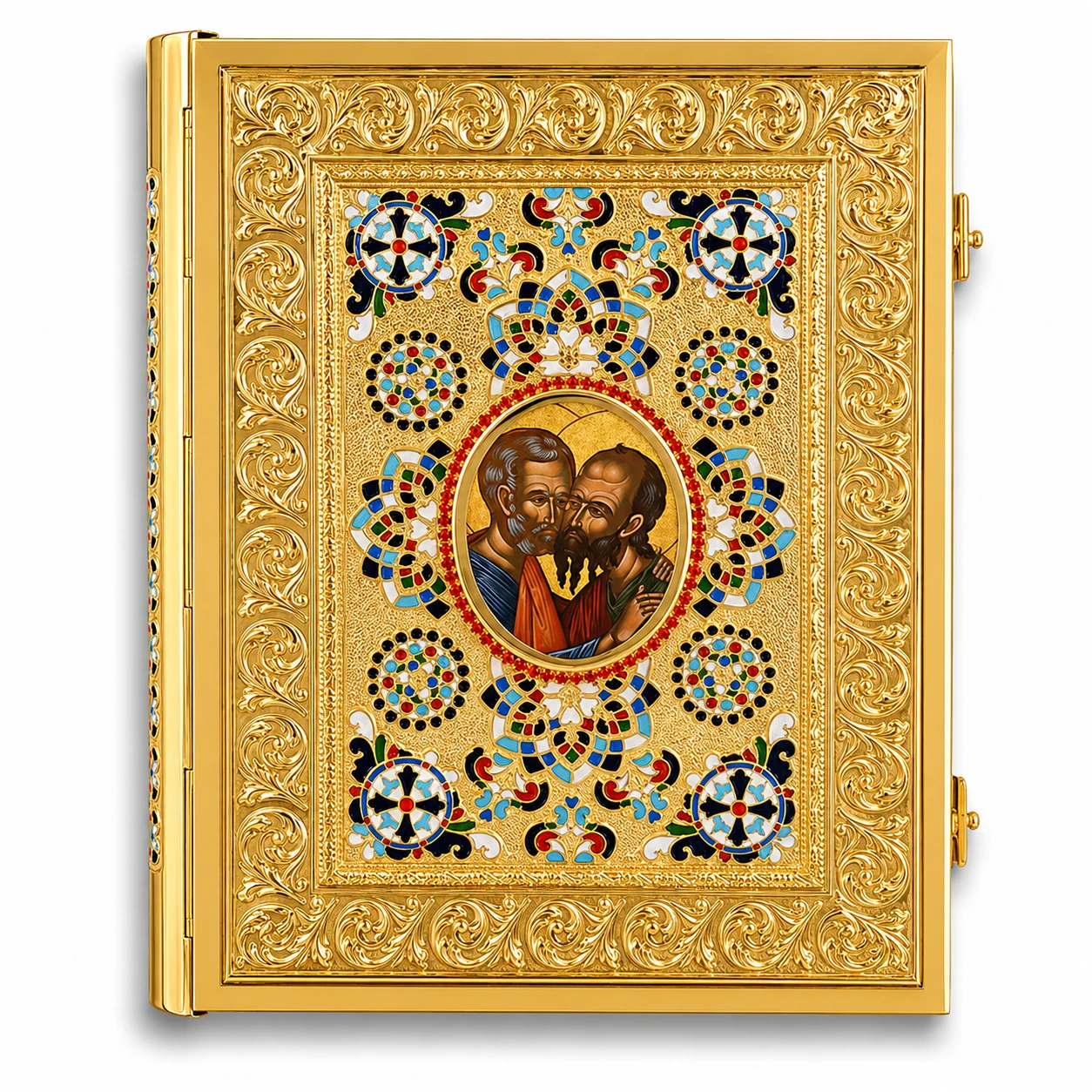 Epistle and Cover #2 - Large, Sculptured with Enamel