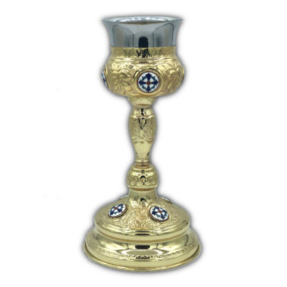 Chalice 1L - Gold Plated, Stainless Steel Cup with Enamel - Image 3