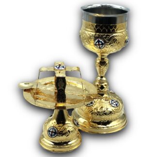 Chalice 1L - Gold Plated, Stainless Steel Cup with Enamel