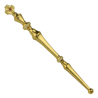 Anointing Stick, Gold Plated