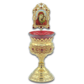 Byzantine Wall Bracket Hook for Orthodox Vigil Oil Candles - BlessedMart