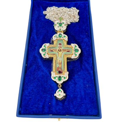 Pectoral Cross with Green Stones - Image 4