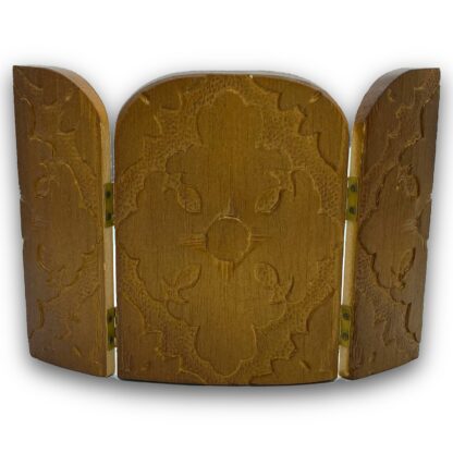 Folding Icon (triptych) with gold leaf - Large - Theophany - Image 2