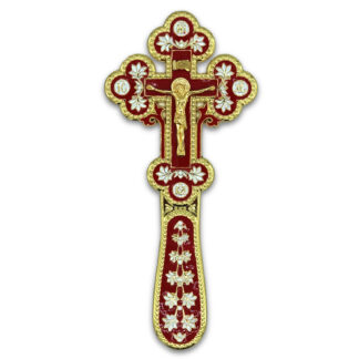 Portable Altar / Blessing Cross, small red