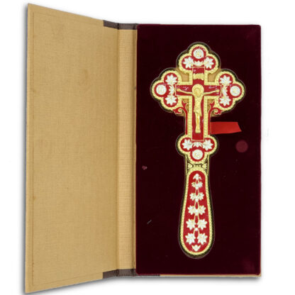 Portable Altar / Blessing Cross, small red - Image 3