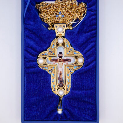 Pectoral Cross with real Pearls - Image 4