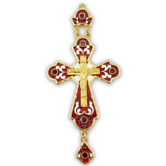 Pectoral Cross, Red Enamel