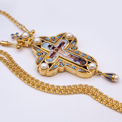 Pectoral Cross with real Pearls - Image 3