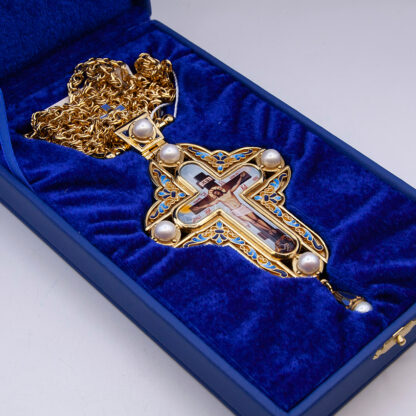 Pectoral Cross with real Pearls - Image 5