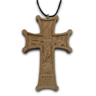 Pectoral Byzantine Cross, Wood Resurection
