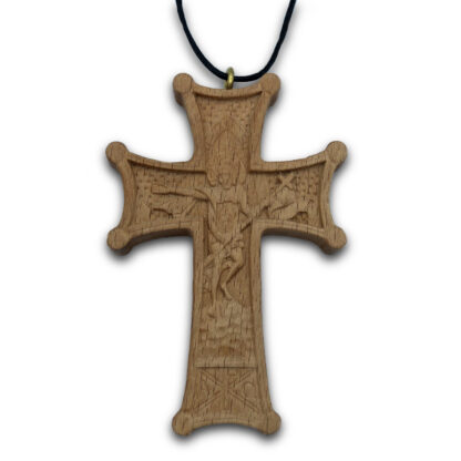 Pectoral Byzantine Cross, Wood Resurection